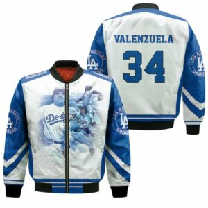 Fernando Valenzuela La Dodgers Bomber Jacket Model 2084