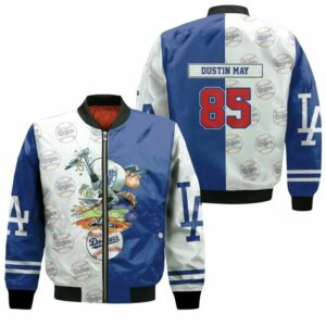 Dustin May 85 La Dodgers Bomber Jacket Model 2014
