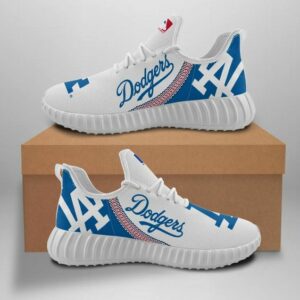 Los Angeles Dodgers New Baseball Custom Shoes Sport Sneakers Los Angeles Dodgers Yeezy Boost Yeezy Shoes