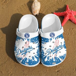 Los Angeles Dodgers Crocs Crocband Clog Shoes For Men Women