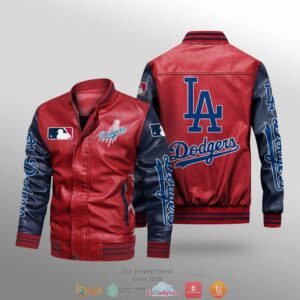 Los Angeles Dodgers Mlb Leather Bomber Jacket