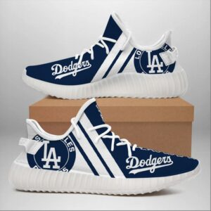 Los Angeles Dodgers Sneakers Big Logo Yeezy Shoes