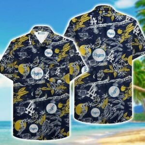 Los Angeles Dodgers Hawaii Shirt Fashion Island Tourism 3D All Over Print Shirt3517