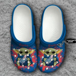 Los Angeles Dodgers Baby Yoda Crocs Classic Clogs Shoes Design Outlet For Adult Men Women