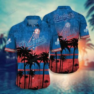 Mlb Los Angeles Dodgers Grateful Dead Hawaiian Shirt - Shibtee Clothing